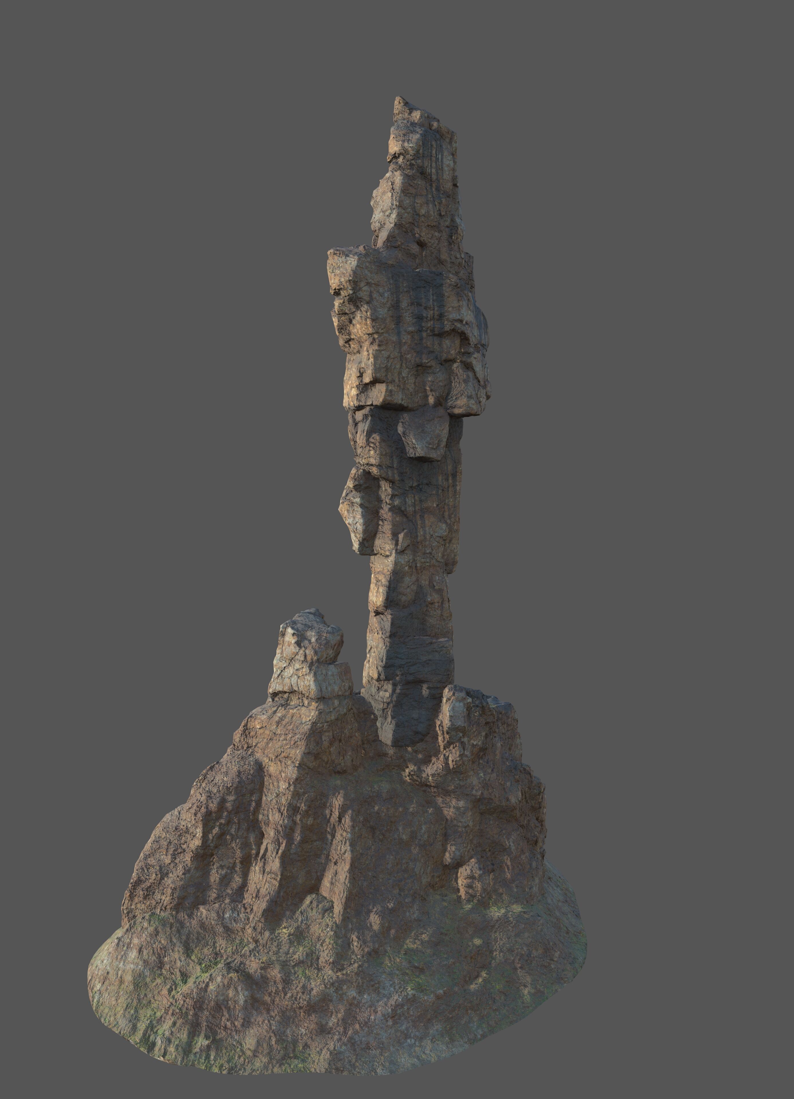 Rock Mountain A2 3D model_3