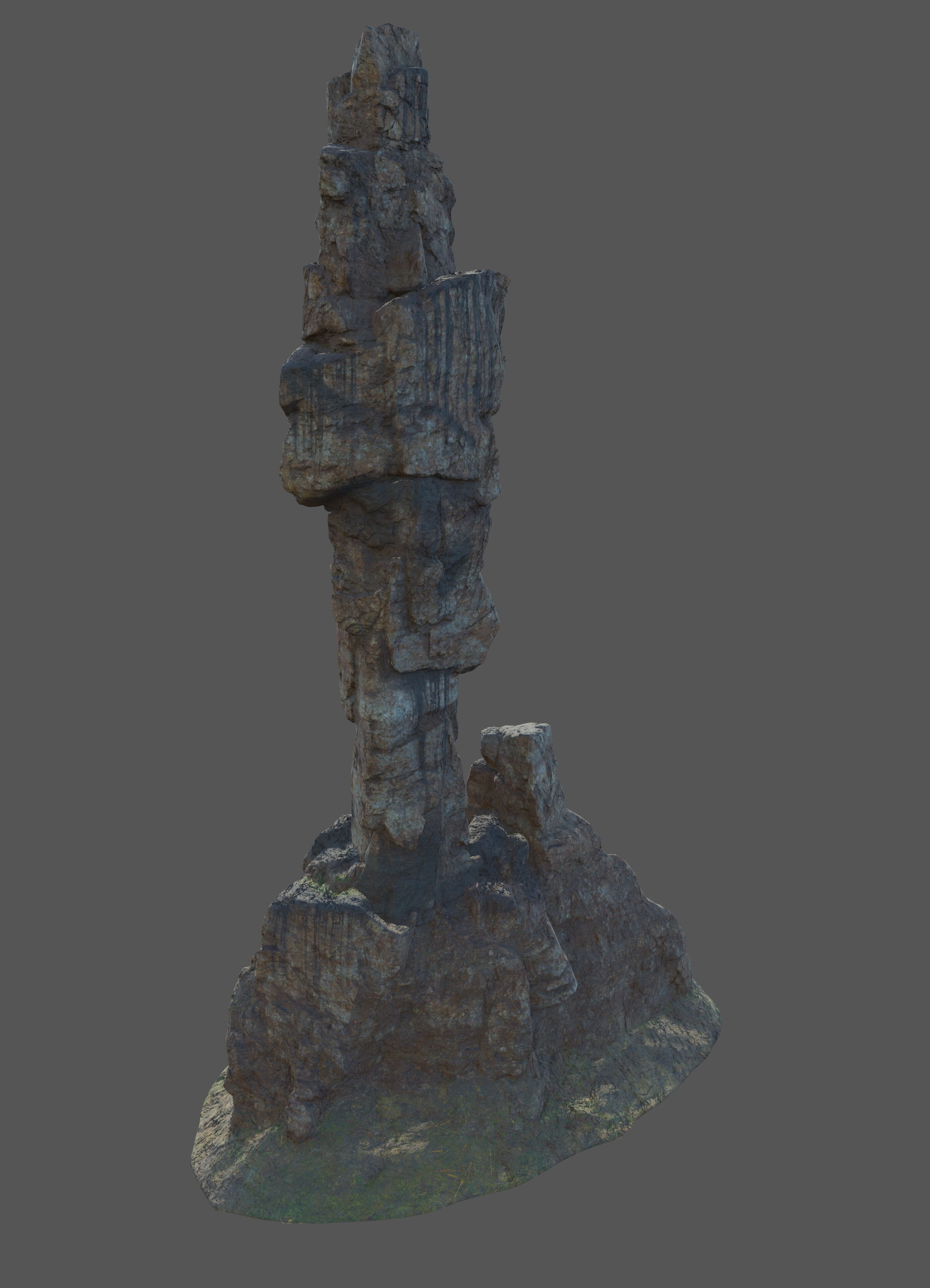 Rock Mountain A2 3D model_2