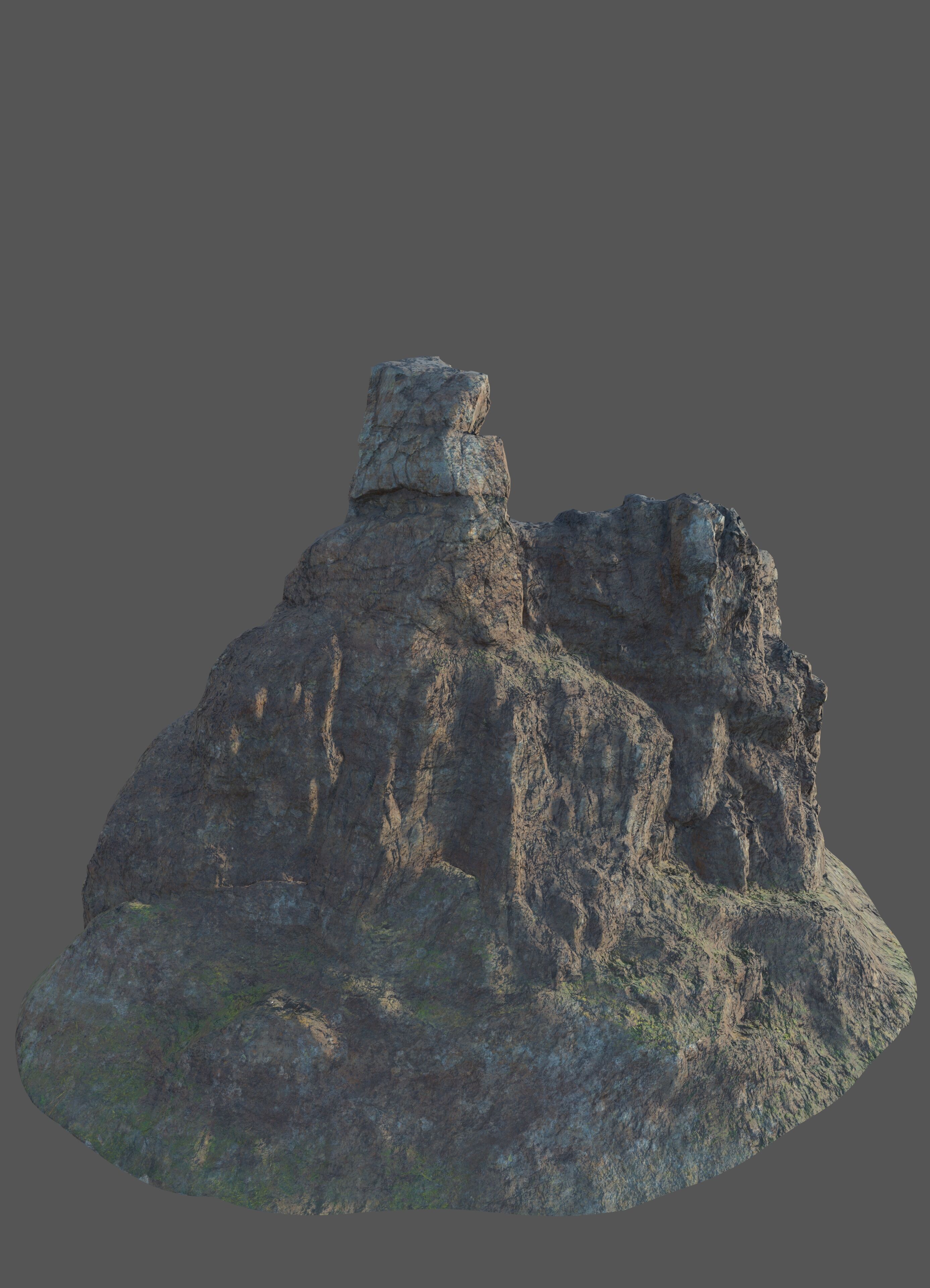 Rock Mountain A2 3D model_8