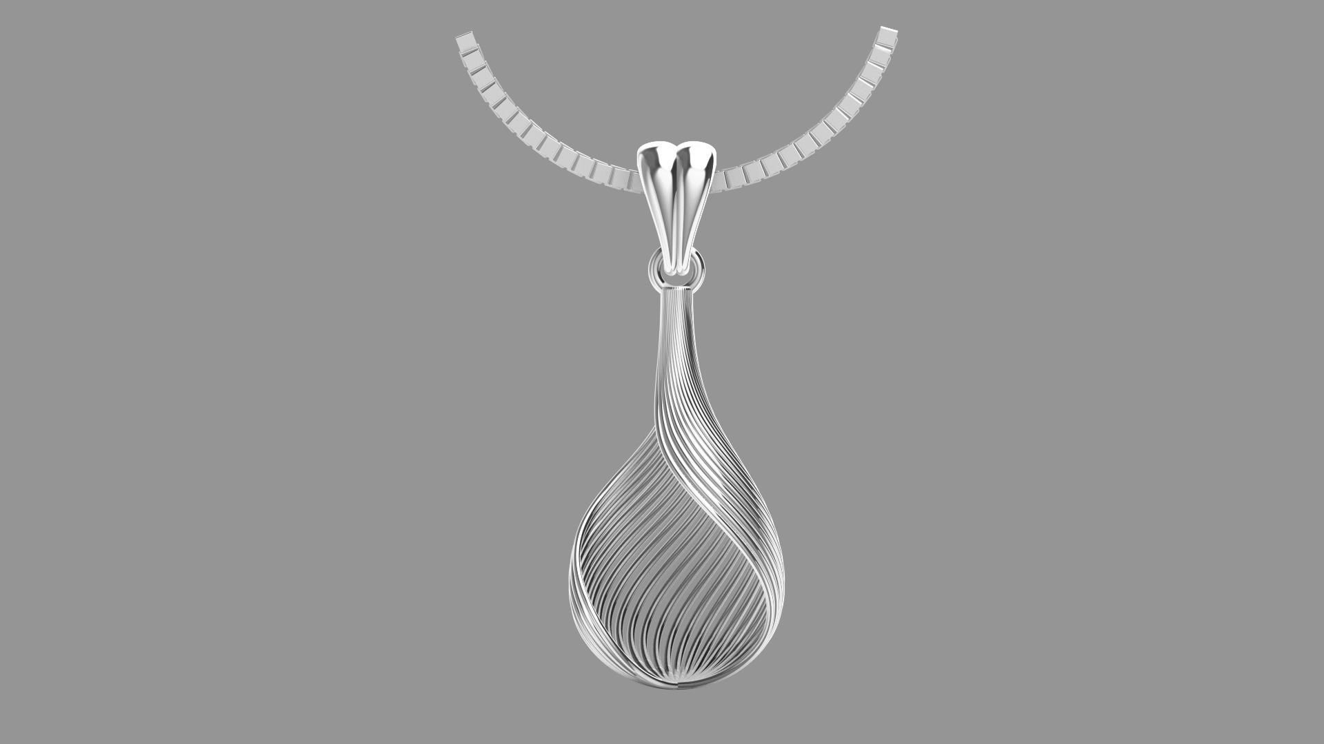 Direct Casting Pendant 3D model Texture 3D print model_1