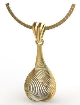 Direct Casting Pendant 3D model Texture 3D print model_5