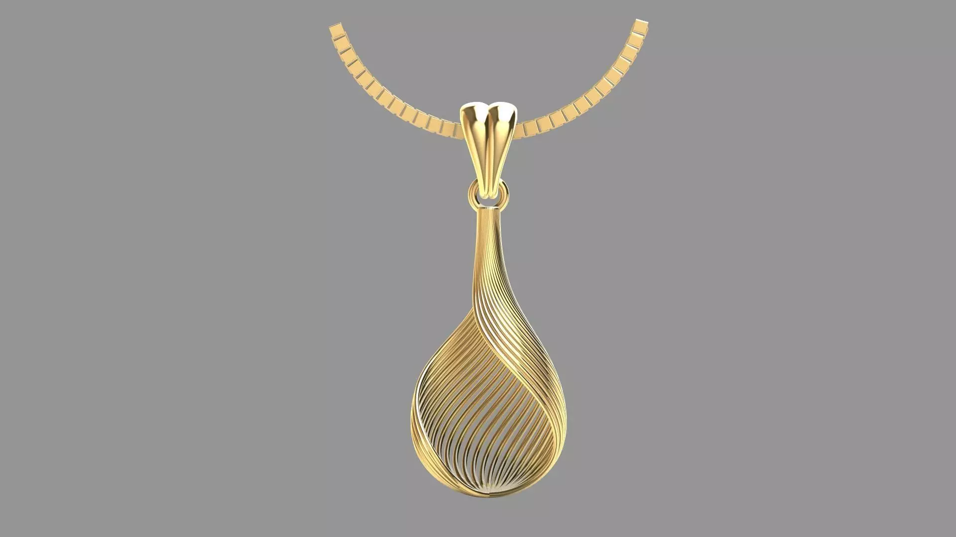 Direct Casting Pendant 3D model Texture 3D print model_0