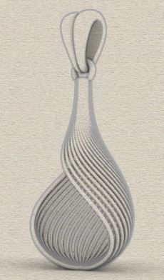 Direct Casting Pendant 3D model Texture 3D print model_16