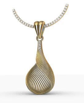 Direct Casting Pendant 3D model Texture 3D print model_19