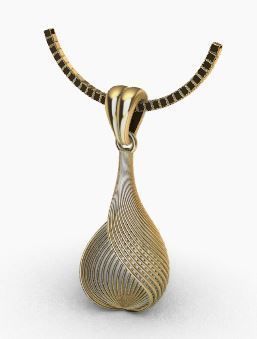 Direct Casting Pendant 3D model Texture 3D print model_20