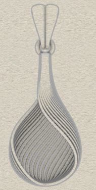 Direct Casting Pendant 3D model Texture 3D print model_9