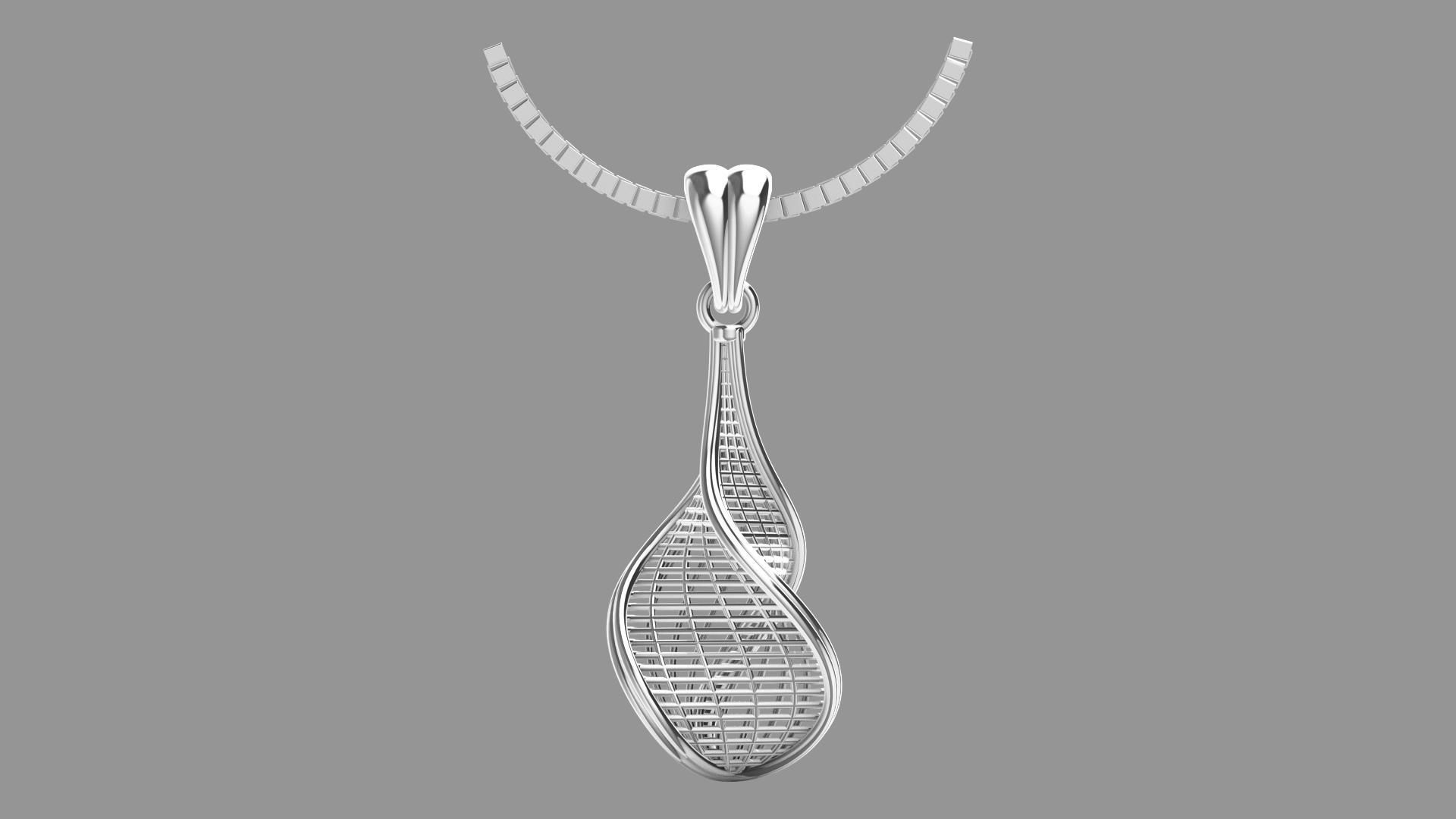 Direct Casting Pendant 3D model Texture 3D print model_1