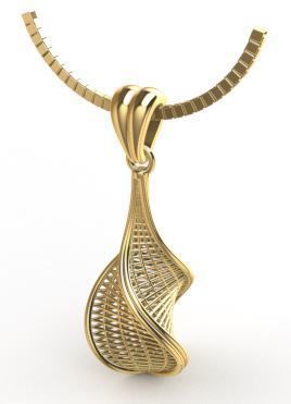 Direct Casting Pendant 3D model Texture 3D print model_6