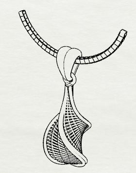 Direct Casting Pendant 3D model Texture 3D print model_14