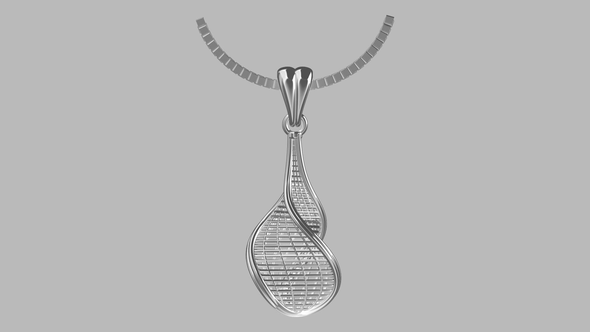 Direct Casting Pendant 3D model Texture 3D print model_4