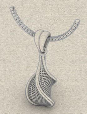 Direct Casting Pendant 3D model Texture 3D print model_15