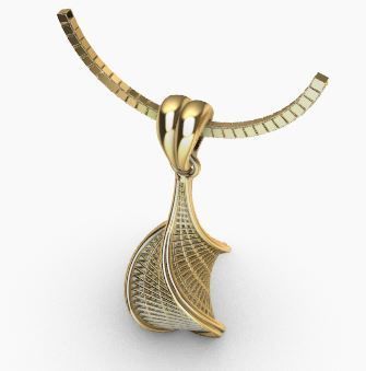 Direct Casting Pendant 3D model Texture 3D print model_18