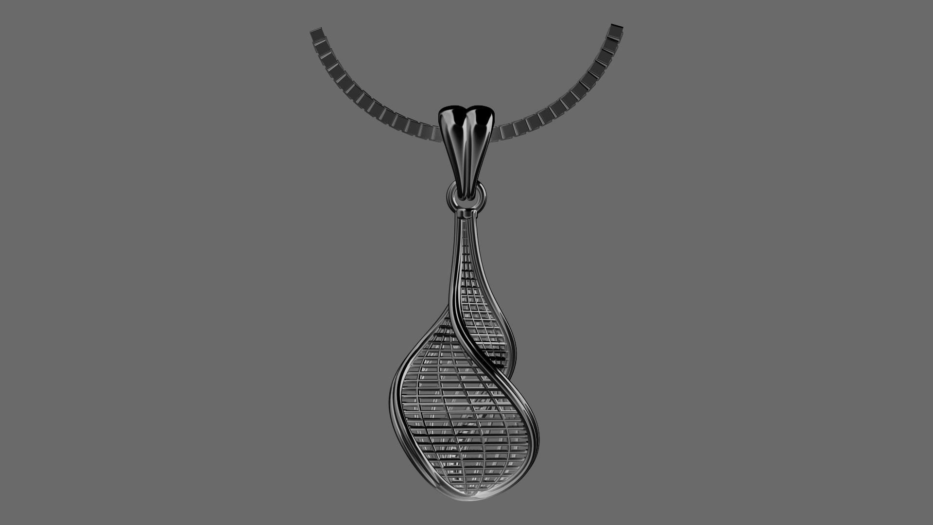 Direct Casting Pendant 3D model Texture 3D print model_2