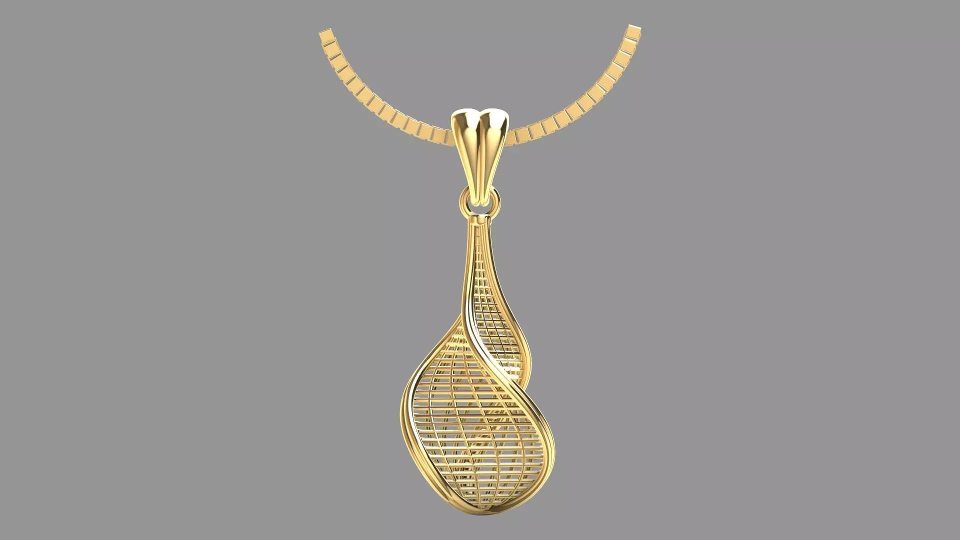 Direct Casting Pendant 3D model Texture 3D print model_0