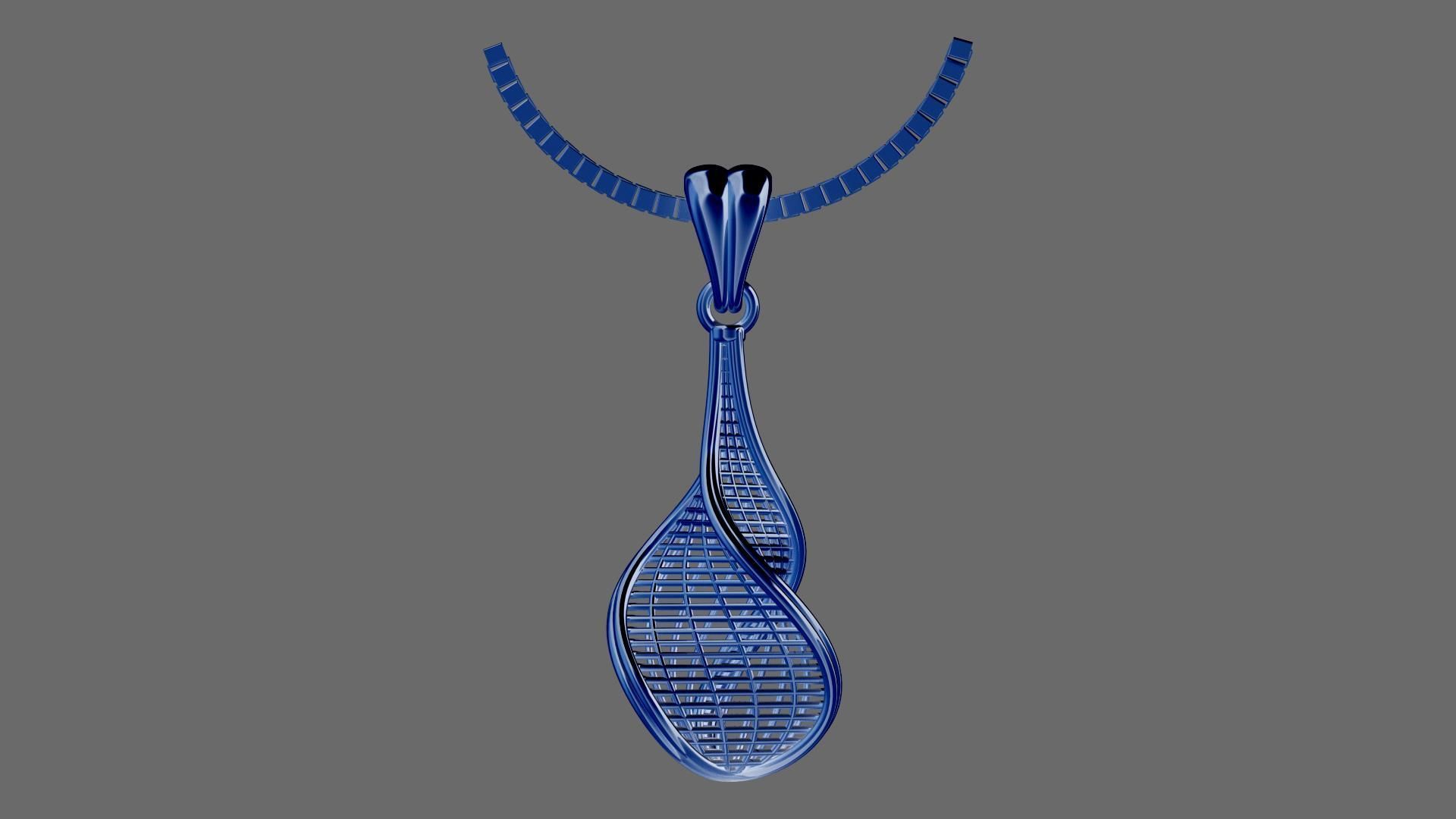 Direct Casting Pendant 3D model Texture 3D print model_5