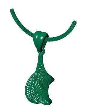 Direct Casting Pendant 3D model Texture 3D print model_13