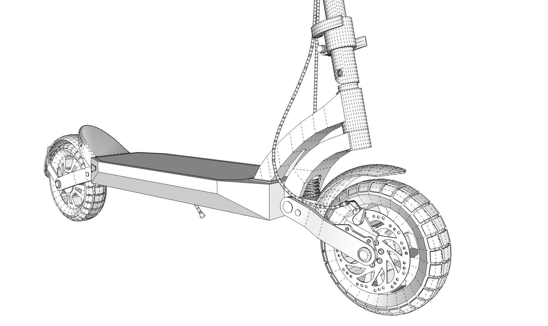 Electric Scooter  3D model_22