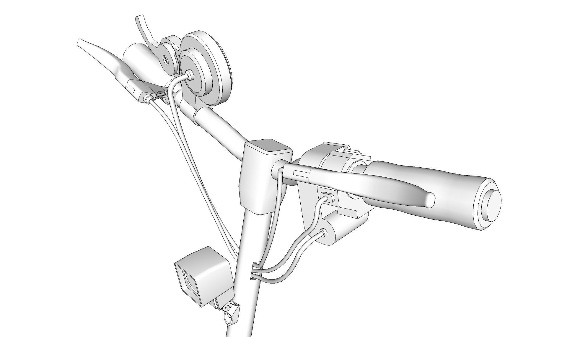 Electric Scooter  3D model_25