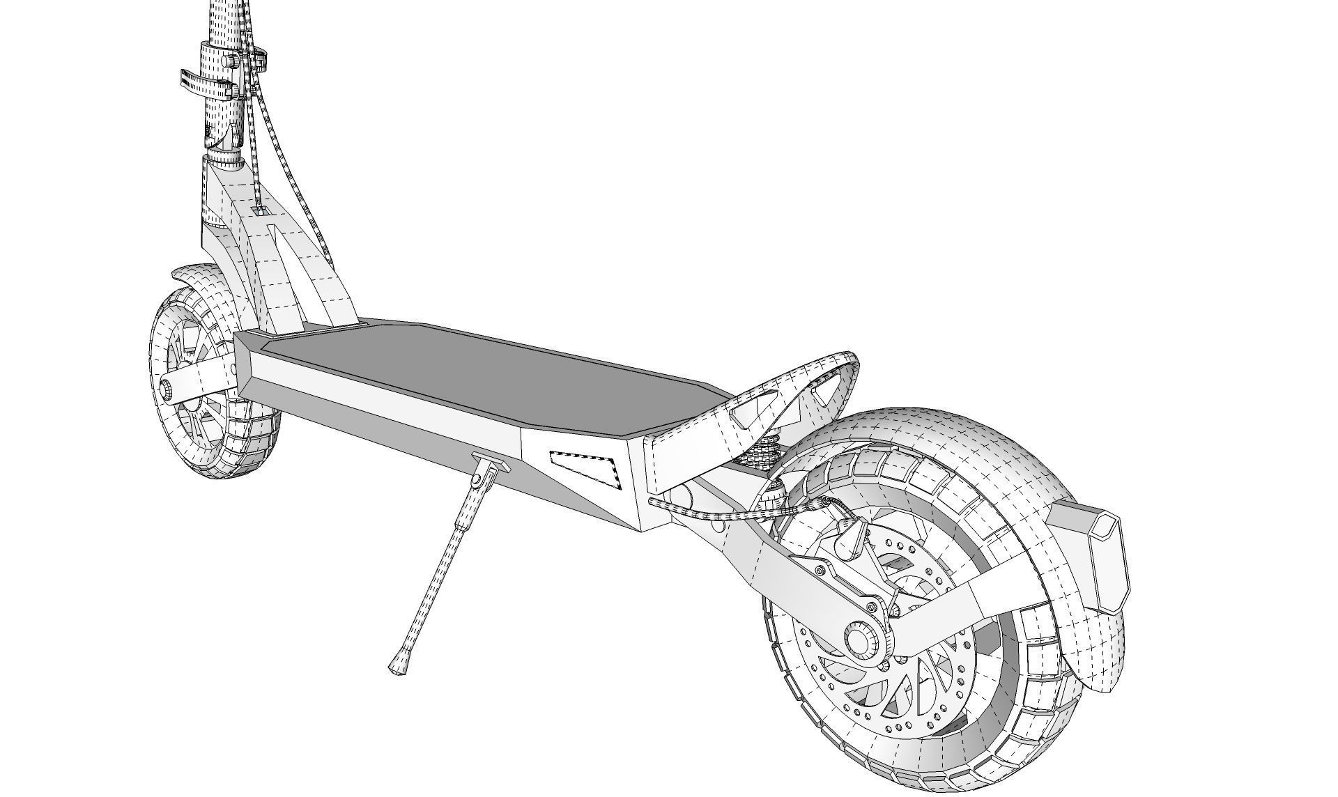 Electric Scooter  3D model_18