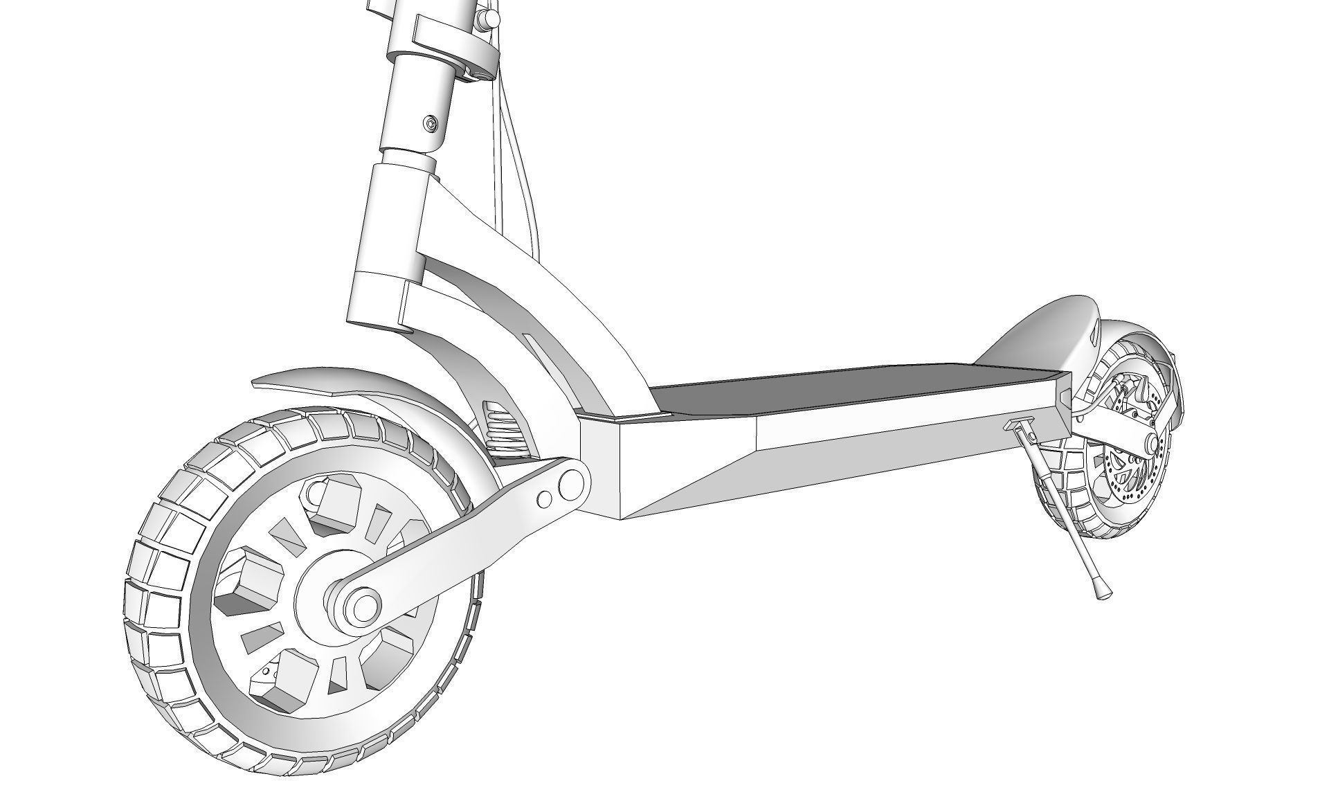 Electric Scooter  3D model_23