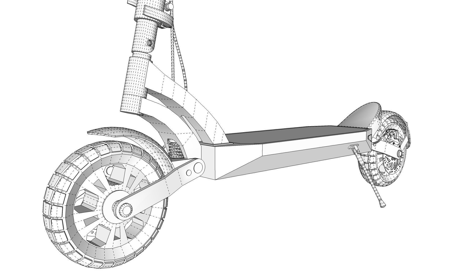 Electric Scooter  3D model_24