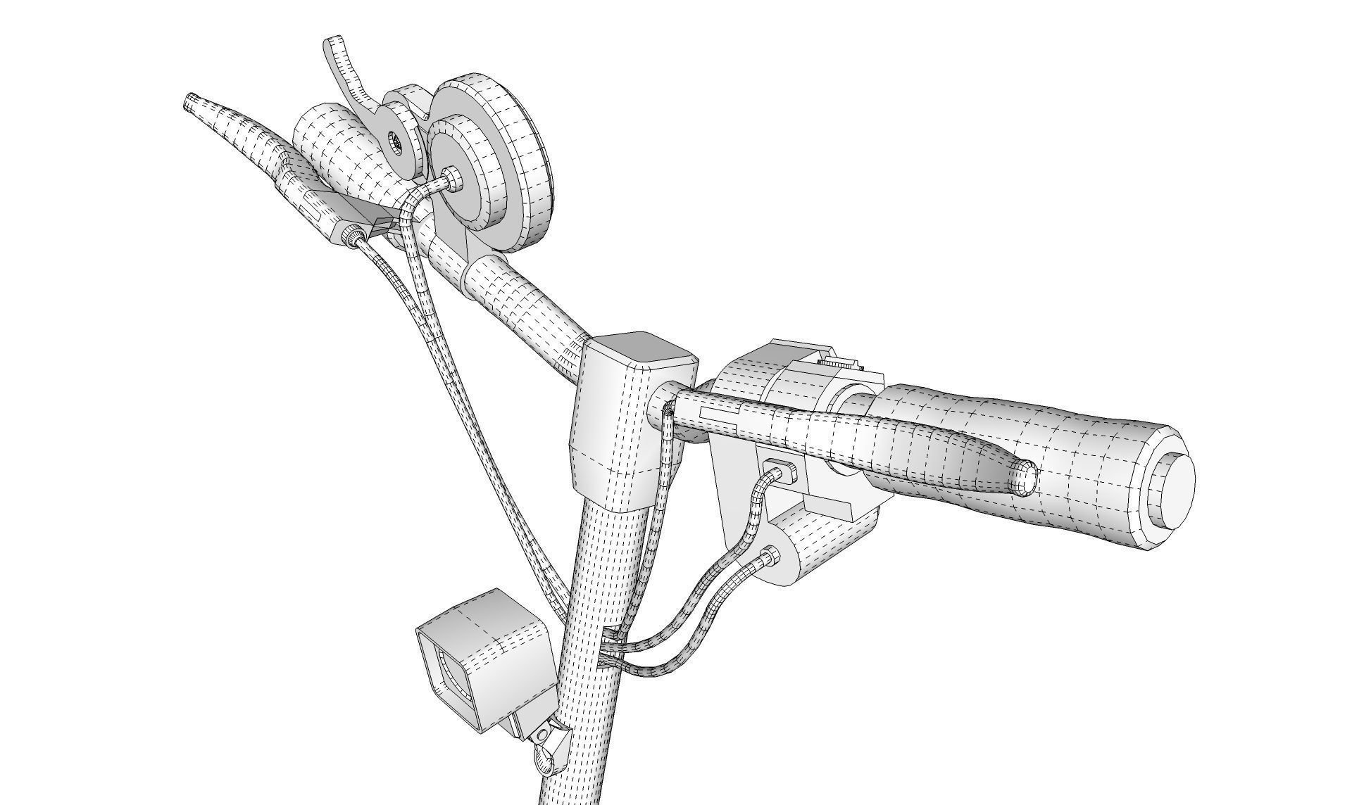 Electric Scooter  3D model_26