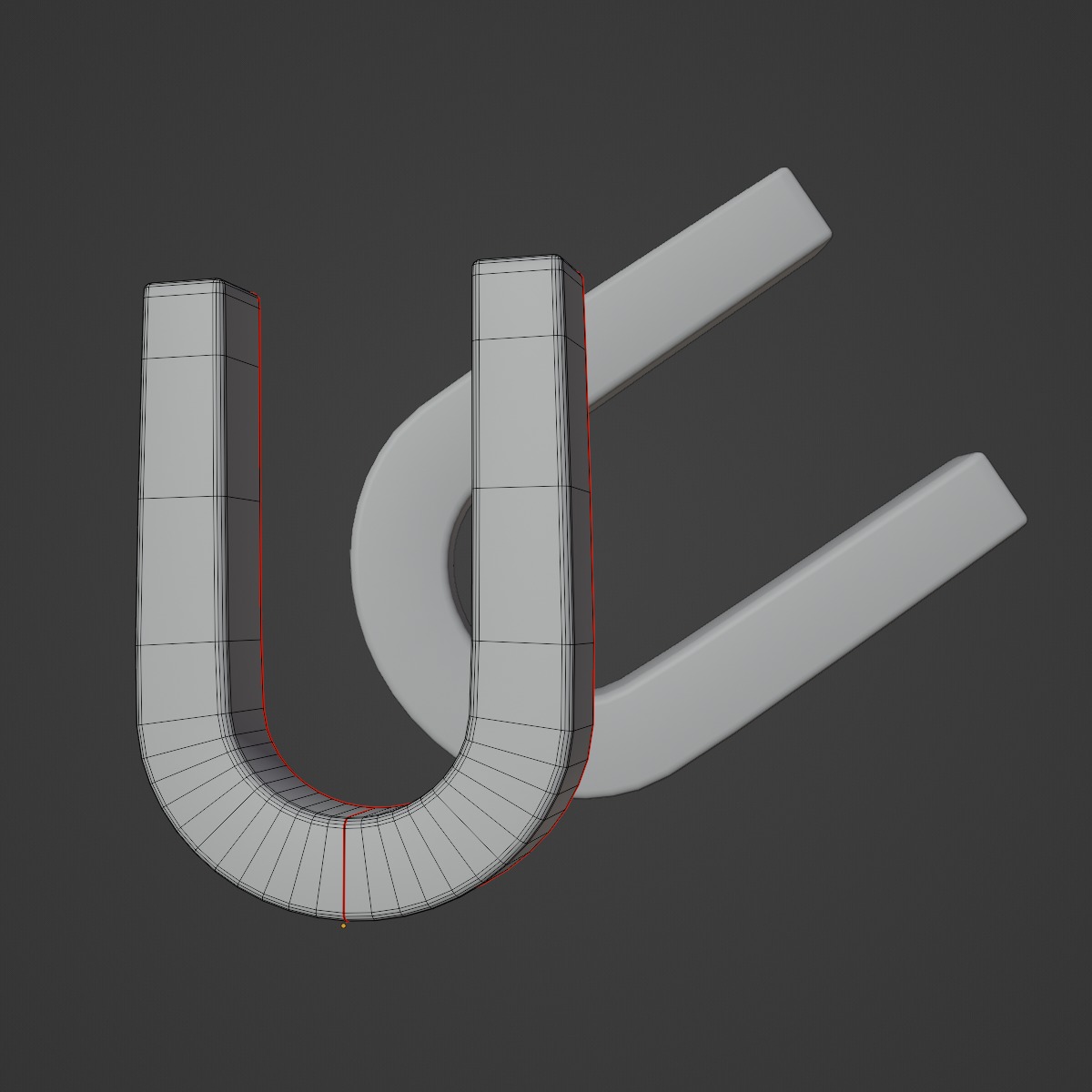 Magnet 01 Low-poly 3D model_9