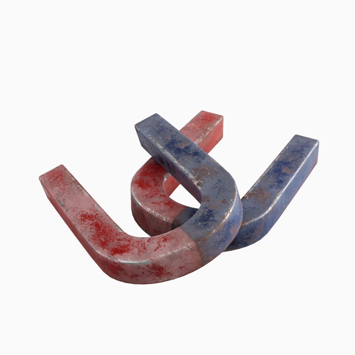 Magnet 01 Low-poly 3D model_1