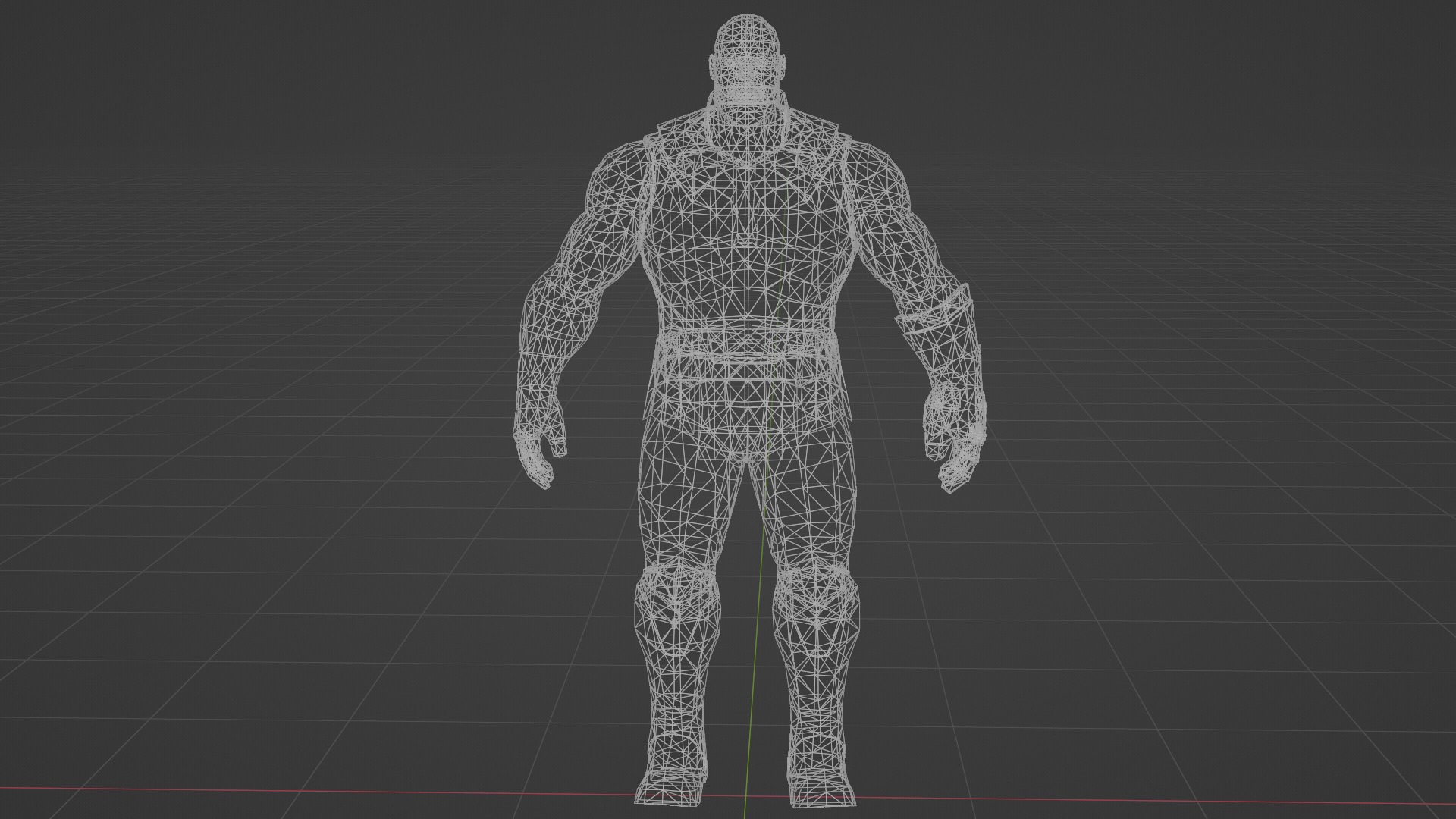 Thanos  Low-poly 3D model_7