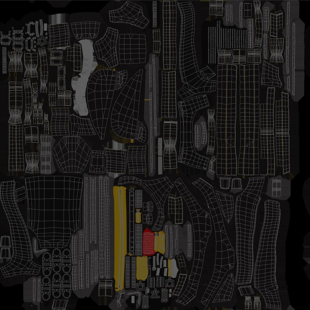 Skydiving Container 49 - All MH Bodies - UE5 Skeletons - Rigged Low-poly 3D model_12