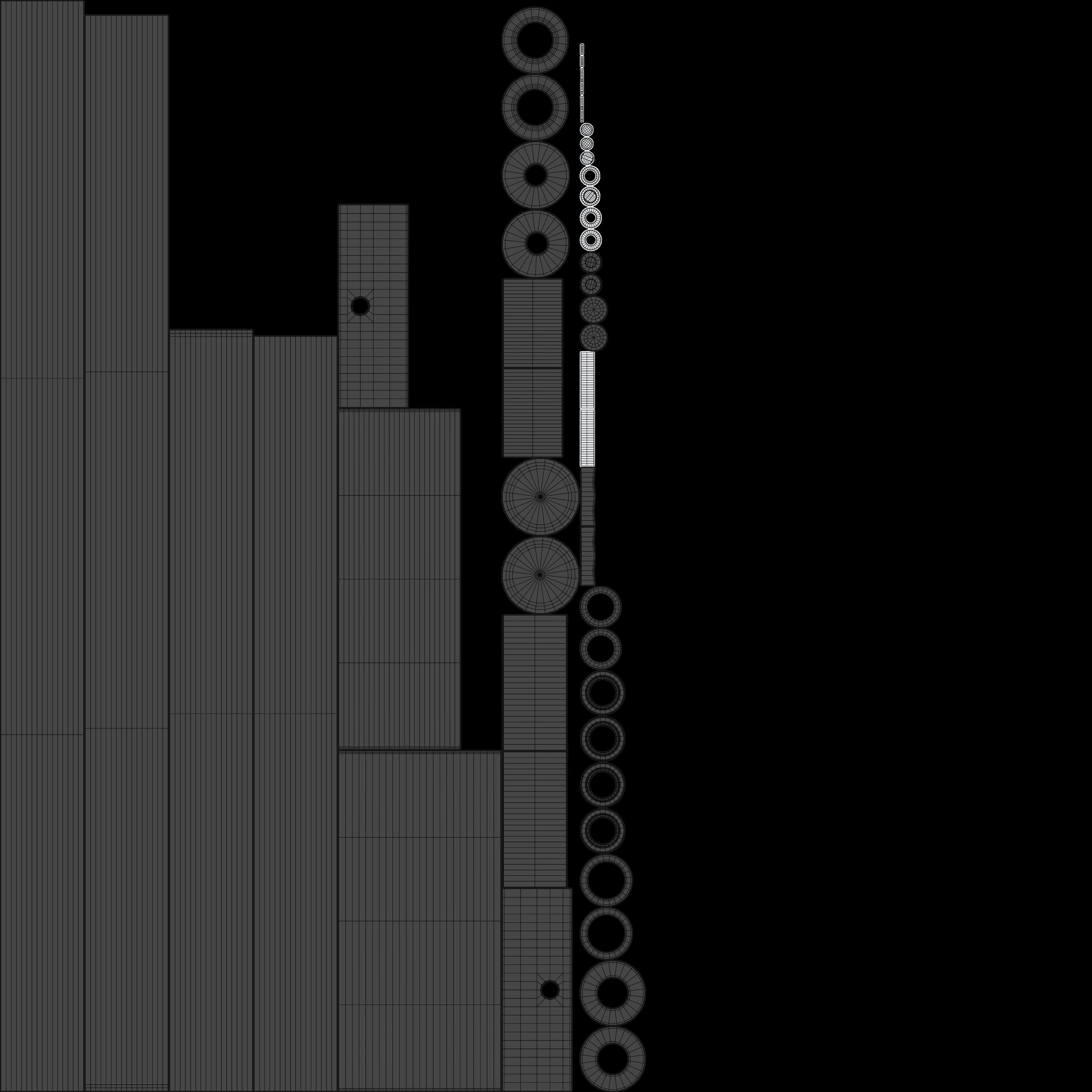 Pendant Keops 1 Body Tiny Grey White 3D model_19