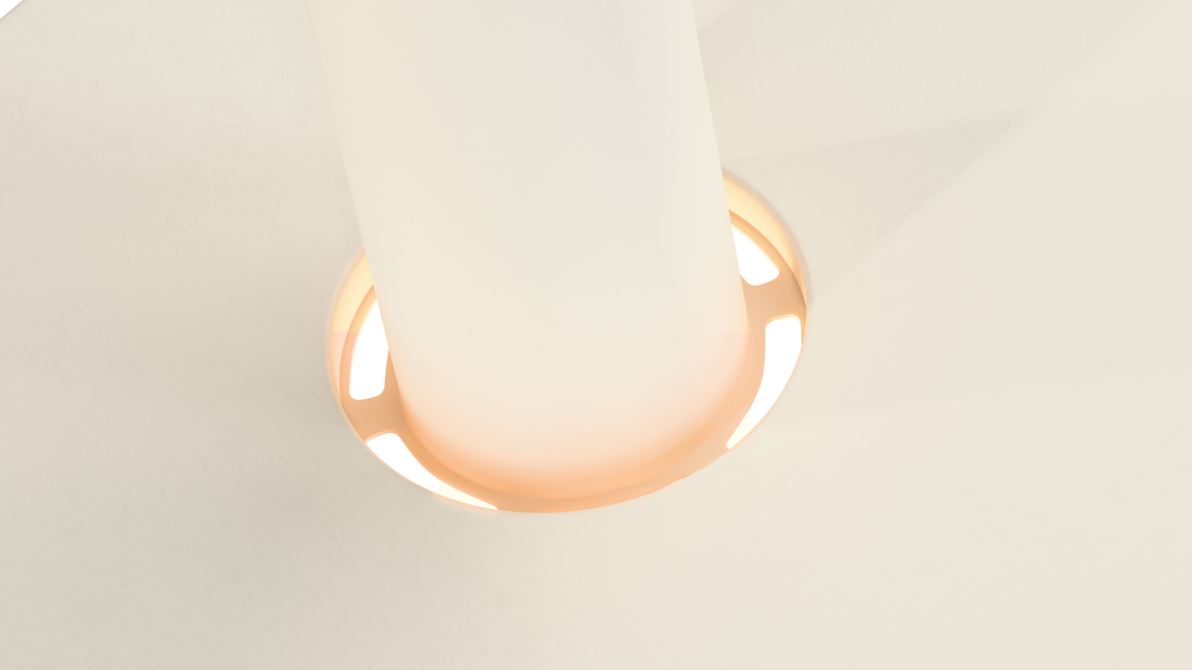 Pendant Keops 1 Body Tiny Grey White 3D model_4