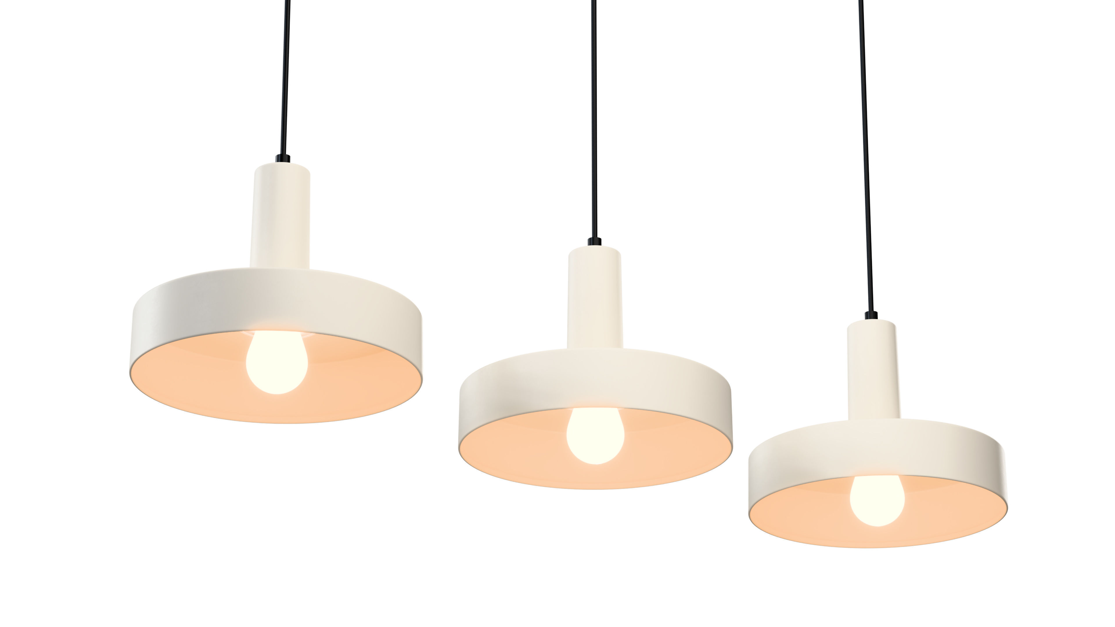 Pendant Keops 1 Body Tiny Grey White 3D model_12