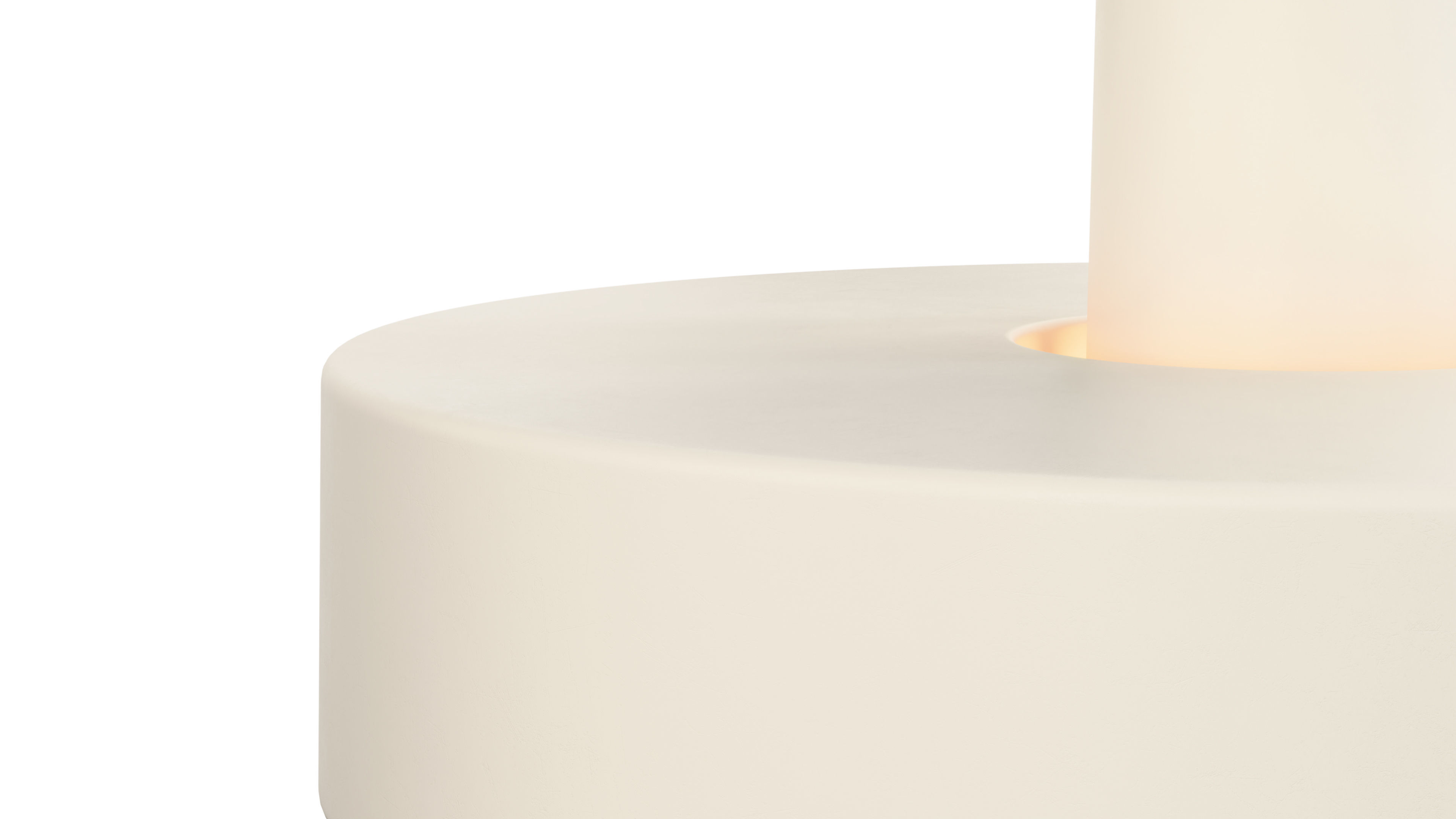 Pendant Keops 1 Body Tiny Grey White 3D model_3