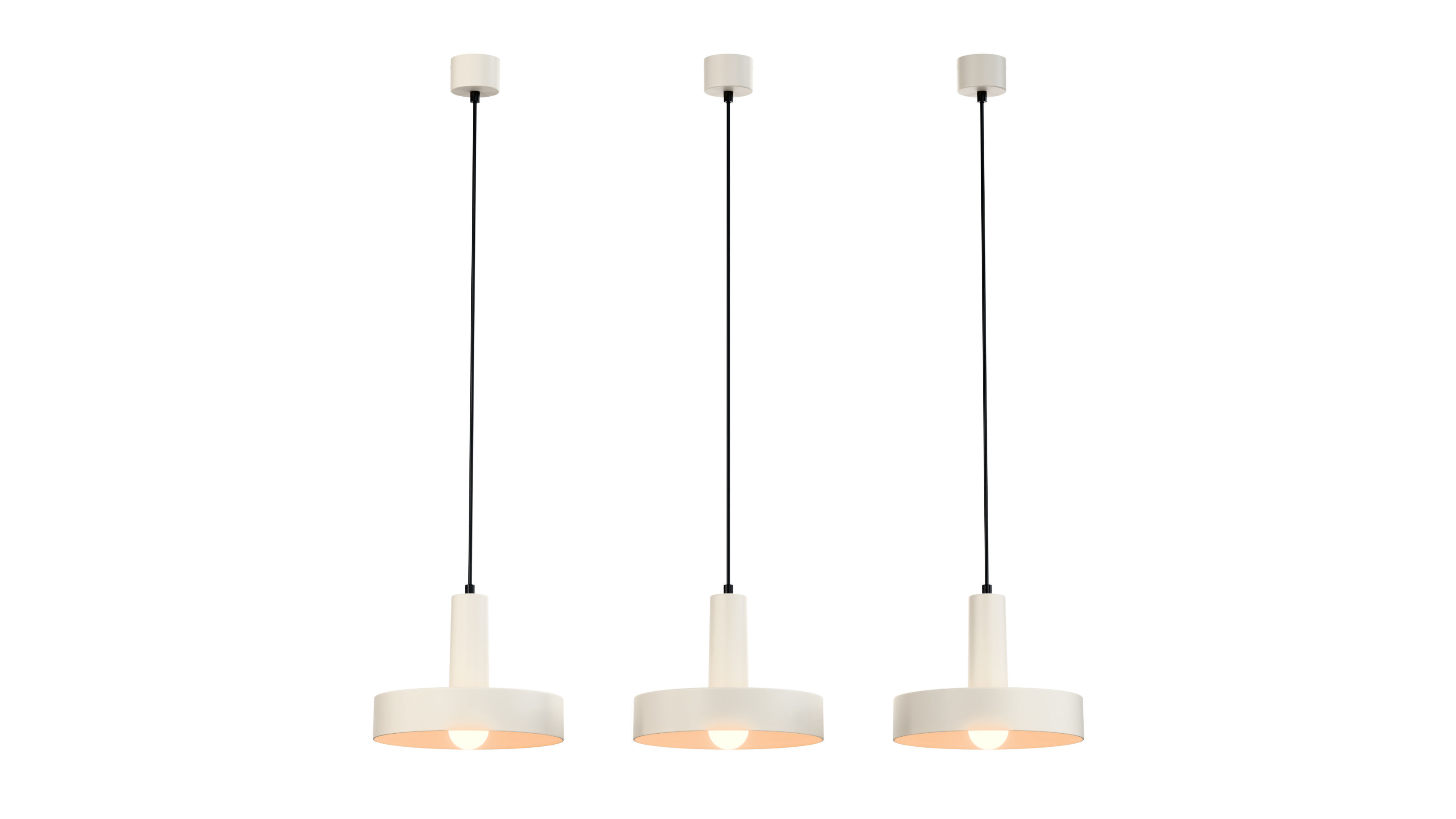 Pendant Keops 1 Body Tiny Grey White 3D model_11