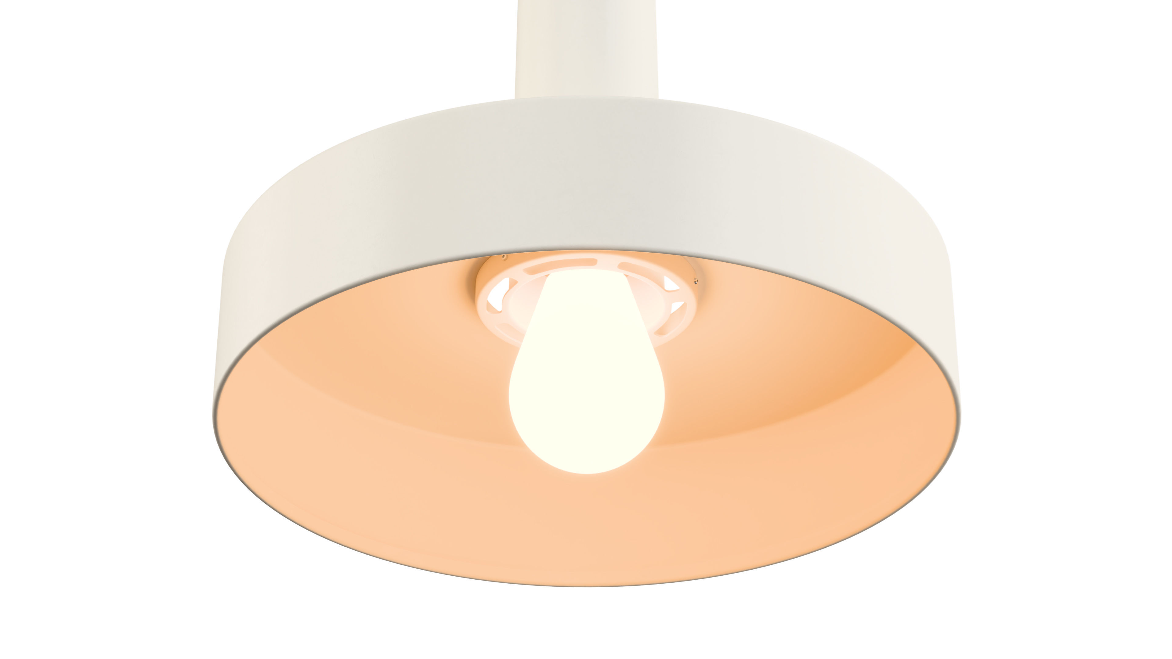 Pendant Keops 1 Body Tiny Grey White 3D model_6