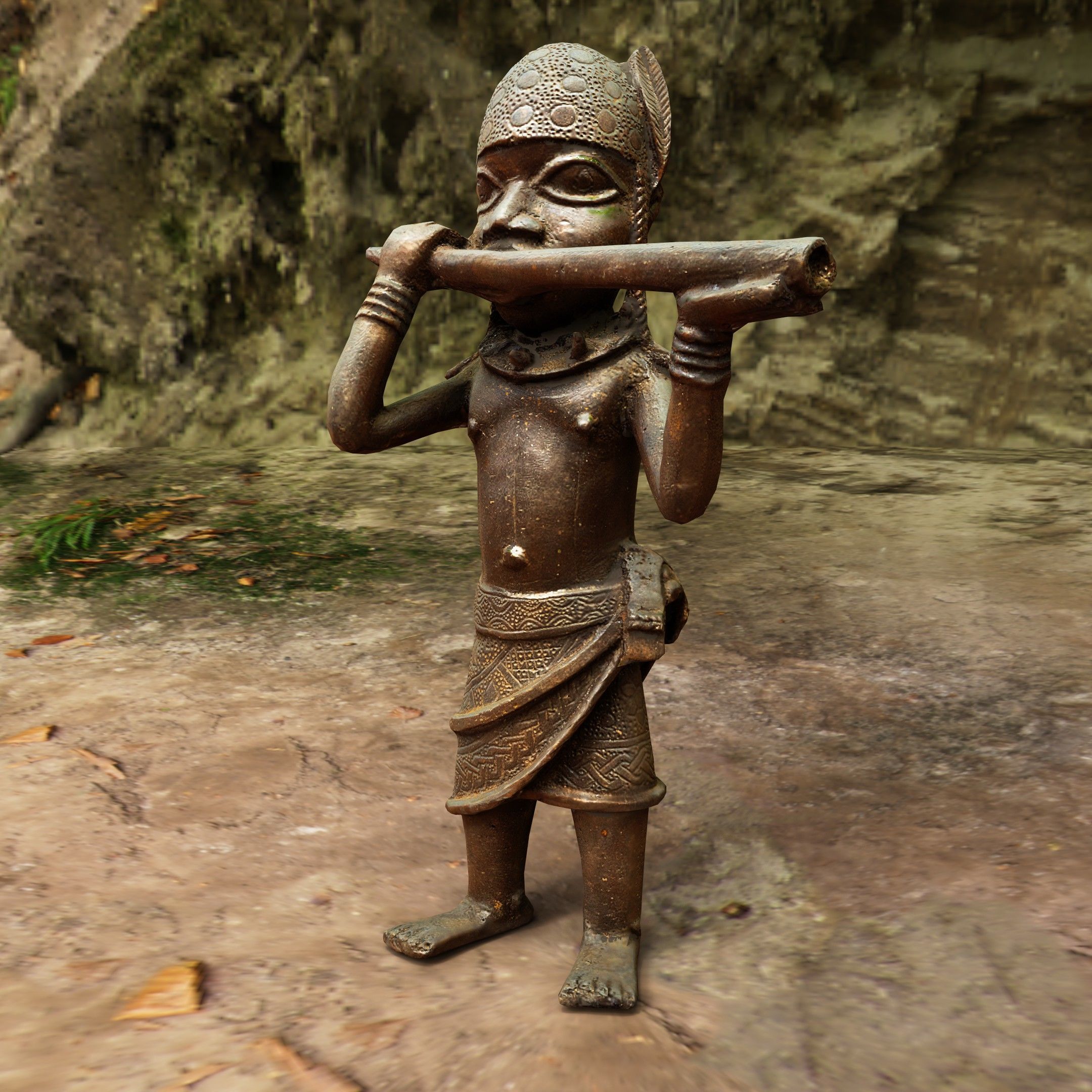 Hornblower Low-poly 3D model_8