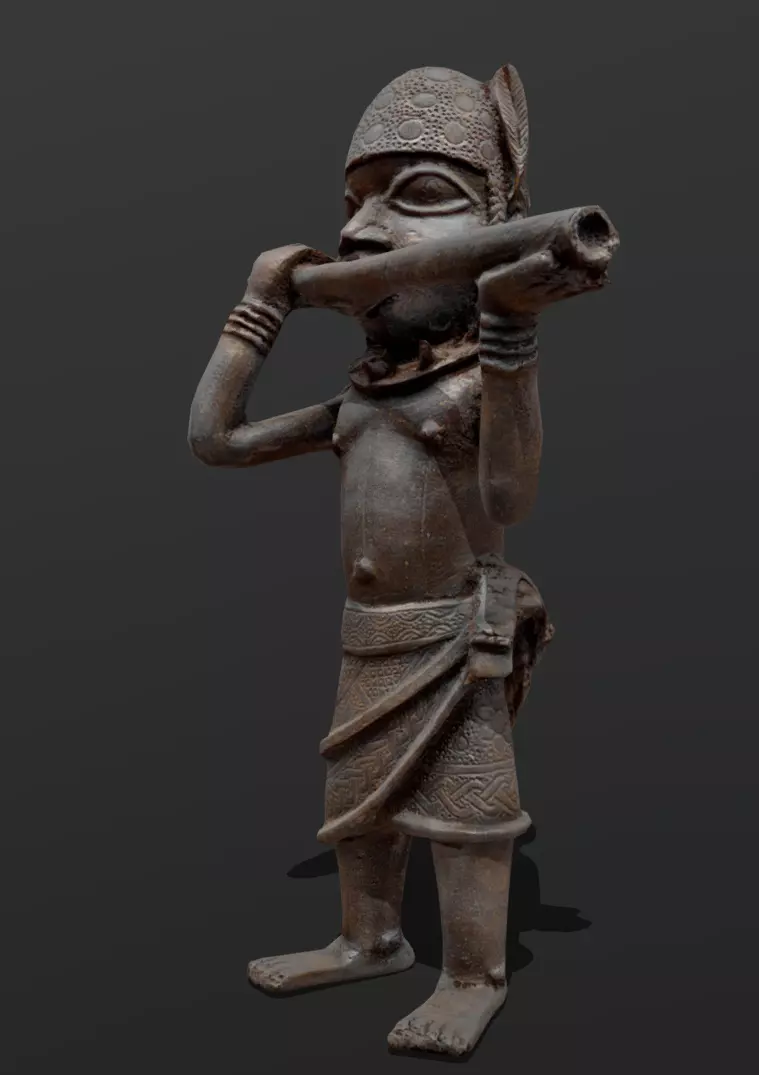 Hornblower Low-poly 3D model_0