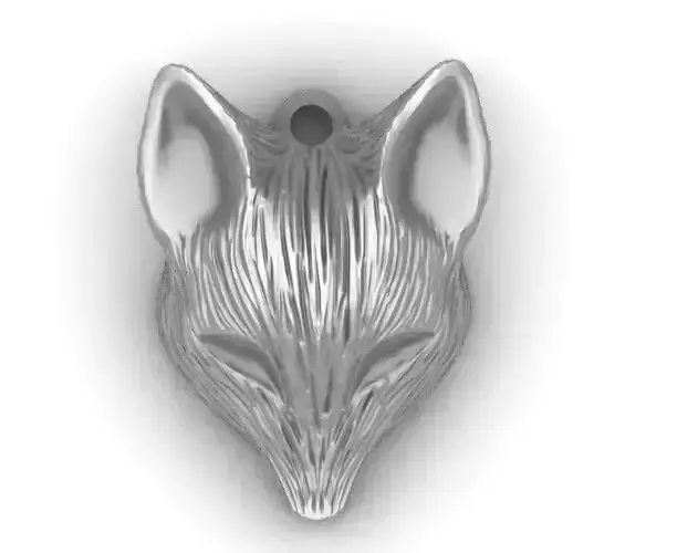 fox pendant  3D print model