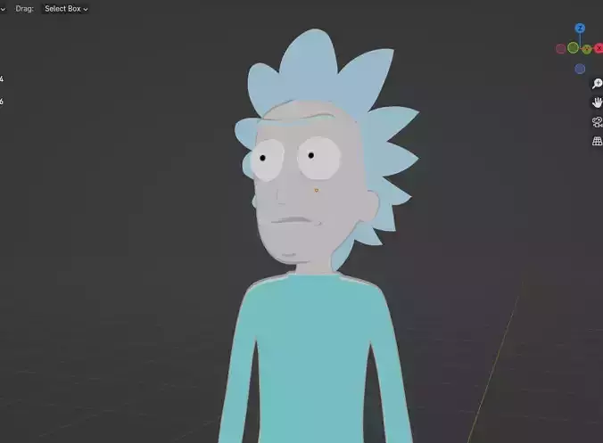 rick character cartoon rick and morty