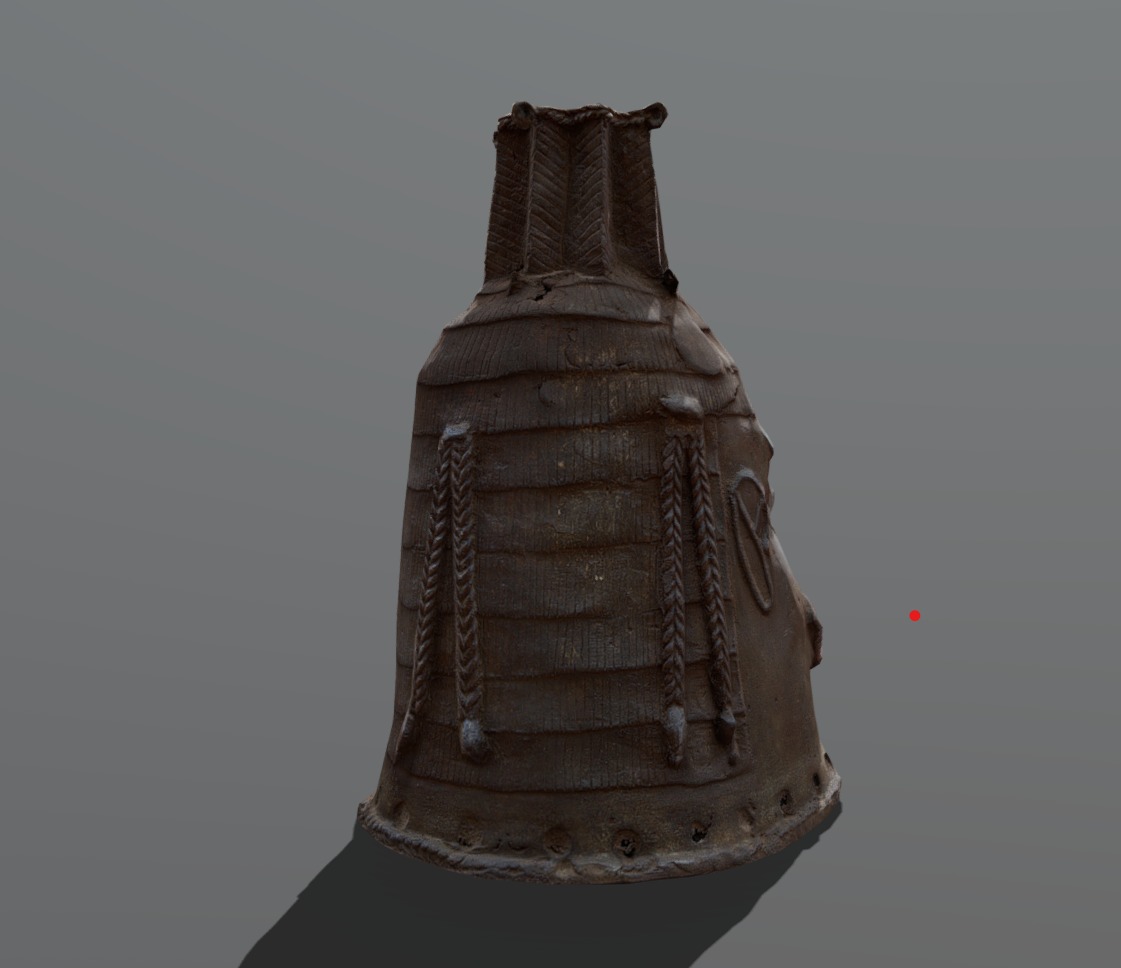 Odudua Helmet Mask Low-poly 3D model_4