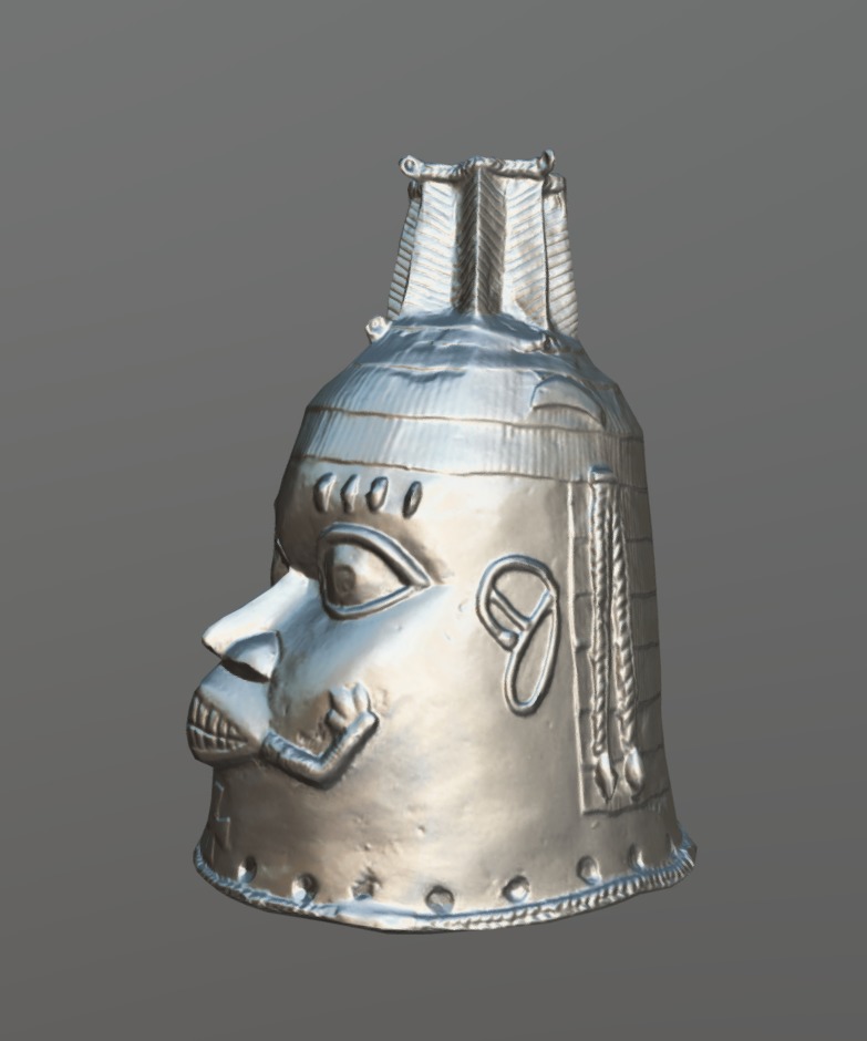 Odudua Helmet Mask Low-poly 3D model_9