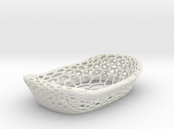 Voronoi Soap Holder 3D print model_1