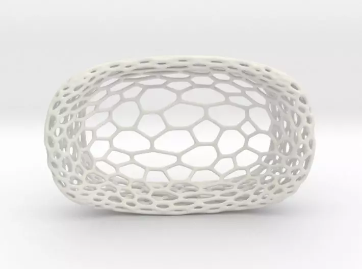 Voronoi Soap Holder 3D print model_0