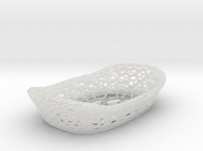 Voronoi Soap Holder 3D print model_5
