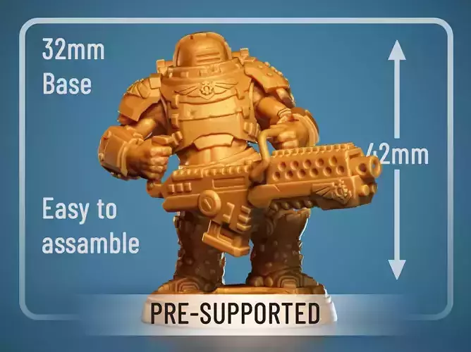 Sea Guard - Heavy breacher 03 - 3D print model 3D print model