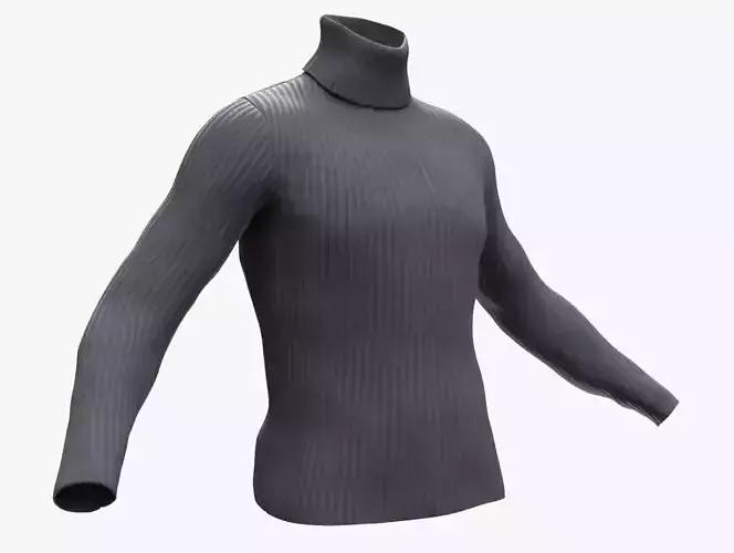 Sweater 44 - All MH Bodies - UE5 Skeletons - Rigged Low-poly 3D model