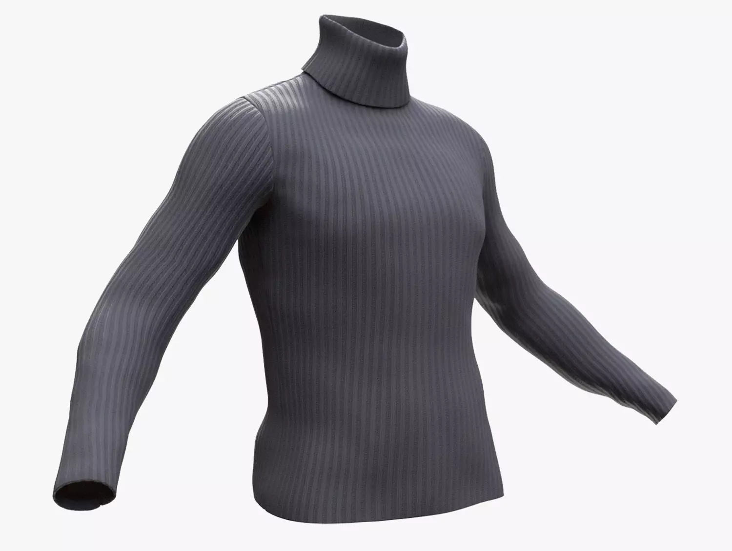 Sweater 44 - All MH Bodies - UE5 Skeletons - Rigged Low-poly 3D model_0