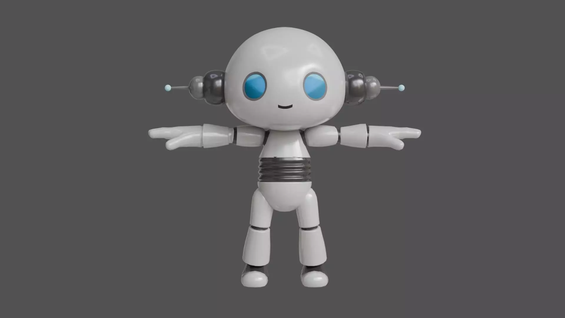 robot Character 3D model_0