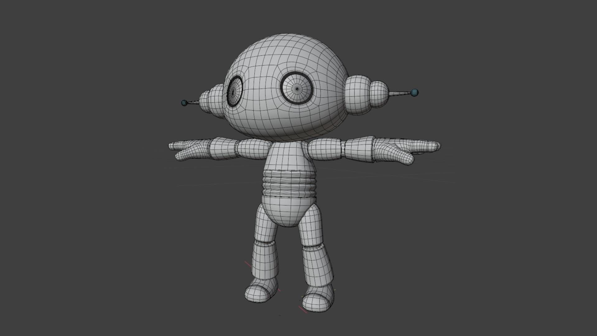robot Character 3D model_7